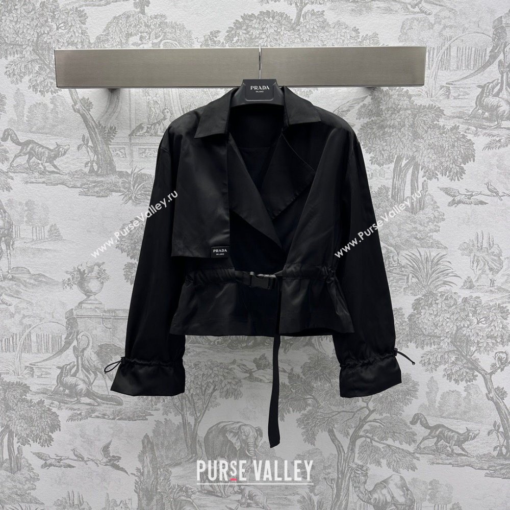 Prada Jacket P90403 Black 2024 (Q-24090403)