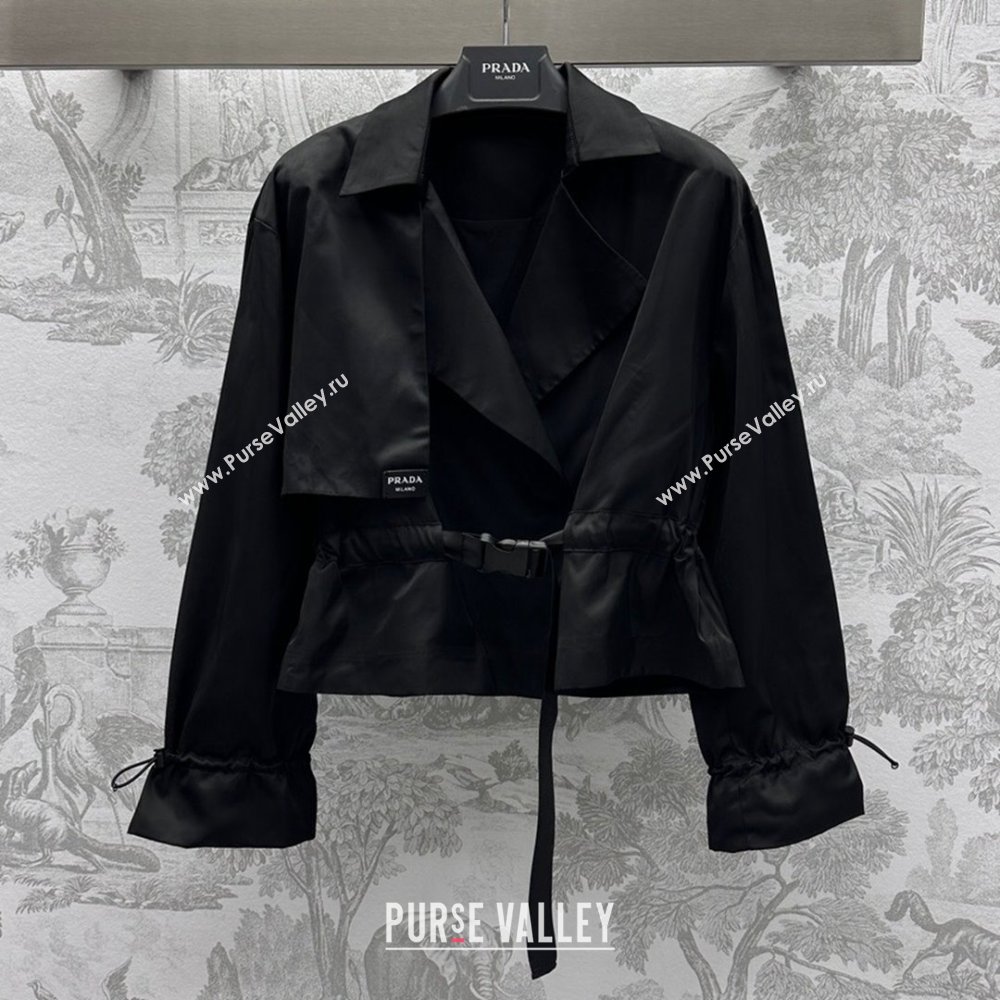 Prada Jacket P90403 Black 2024 (Q-24090403)