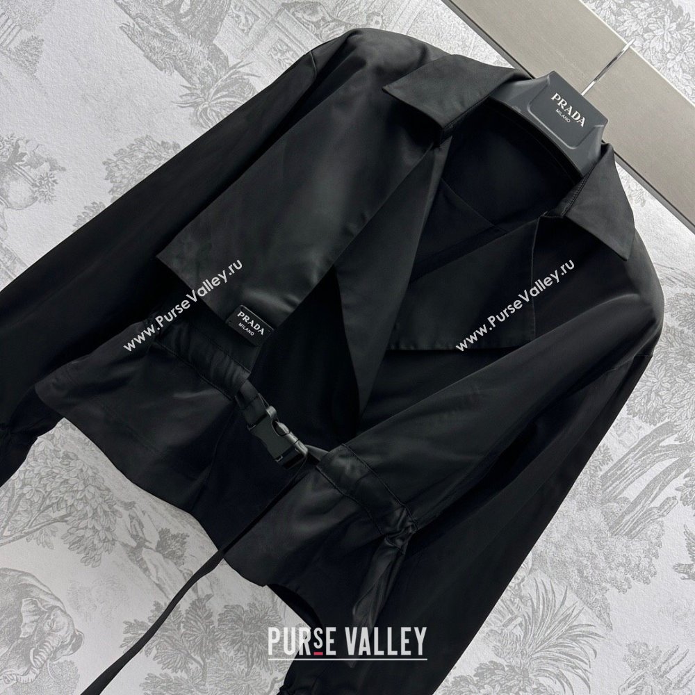 Prada Jacket P90403 Black 2024 (Q-24090403)