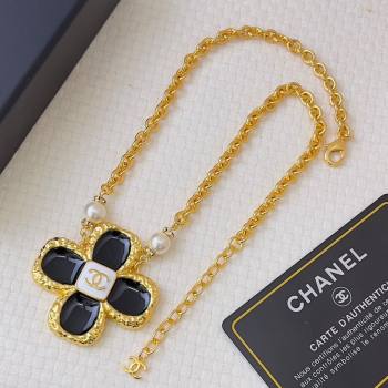 Chanel Bloom Necklace CH121919 Black 2023 (YF-23121919)