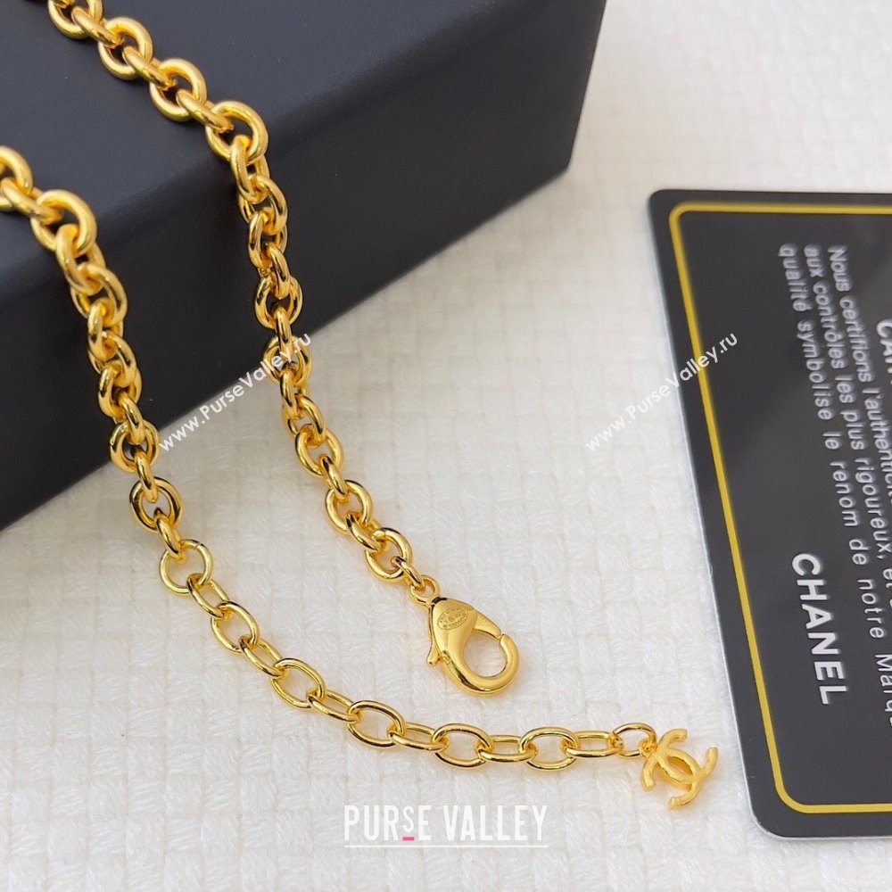 Chanel Bloom Necklace CH121919 Black 2023 (YF-23121919)