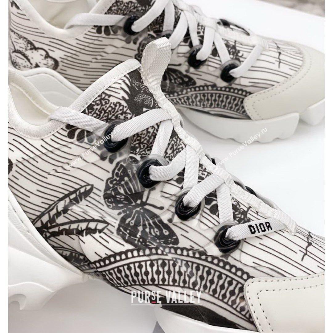 Dior D-Connect Sneaker in Butterfly Printed Technical Fabric DS28 2021 (KW-210817062)