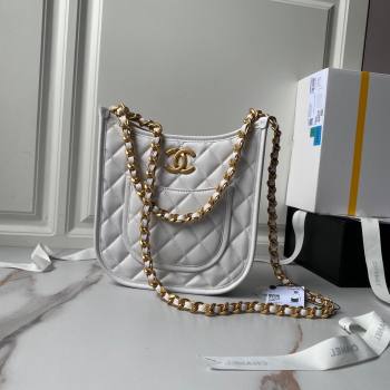 Chanel Calfskin Hobo Bag AS4532 White 2024 (YEZI-24052117)