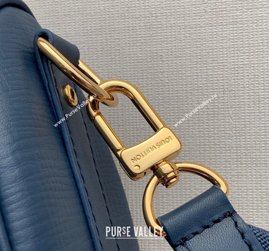 Louis Vuitton Keepall XS Bag in Monogram Denim and Leather M90689 Blue 2021 (KI-21101423)