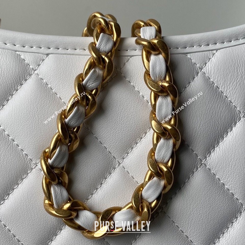 Chanel Calfskin Hobo Bag AS4532 White 2024 (YEZI-24052117)