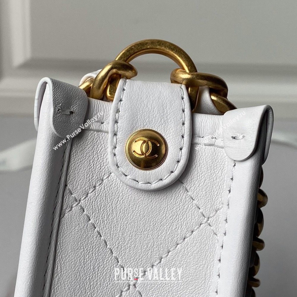 Chanel Calfskin Hobo Bag AS4532 White 2024 (YEZI-24052117)