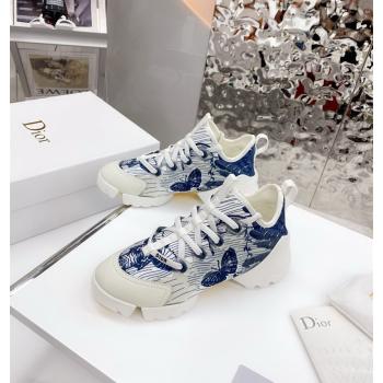 Dior D-Connect Sneaker in Butterfly Printed Technical Fabric DS27 2021 (KE-210817061)
