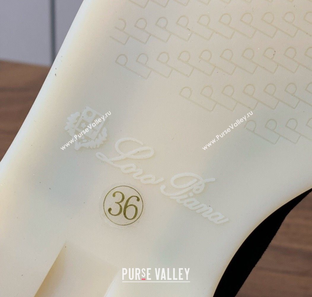 Loro Piana Open Walk Ankle Boots in Suede and Wool Fur Black 2025 LP101102 (HH-251211023)