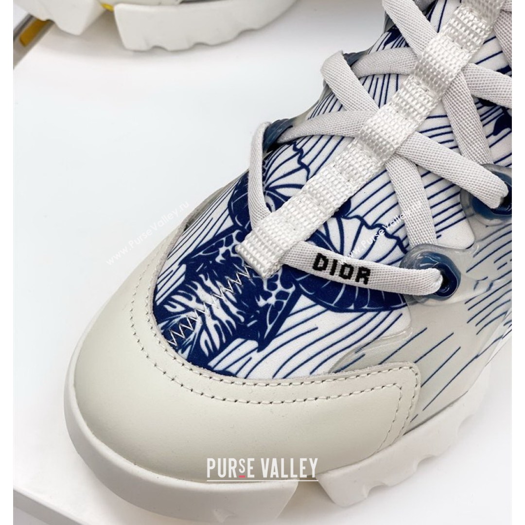 Dior D-Connect Sneaker in Butterfly Printed Technical Fabric DS27 2021 (KE-210817061)