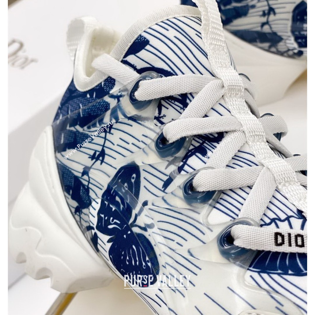 Dior D-Connect Sneaker in Butterfly Printed Technical Fabric DS27 2021 (KE-210817061)