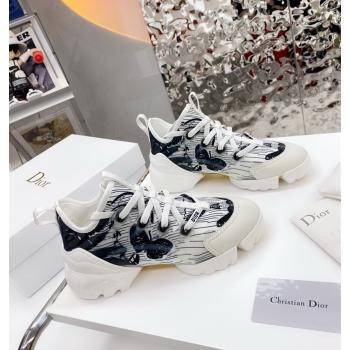 Dior D-Connect Sneaker in Butterfly Printed Technical Fabric DS25 2021 (KW-210817059)