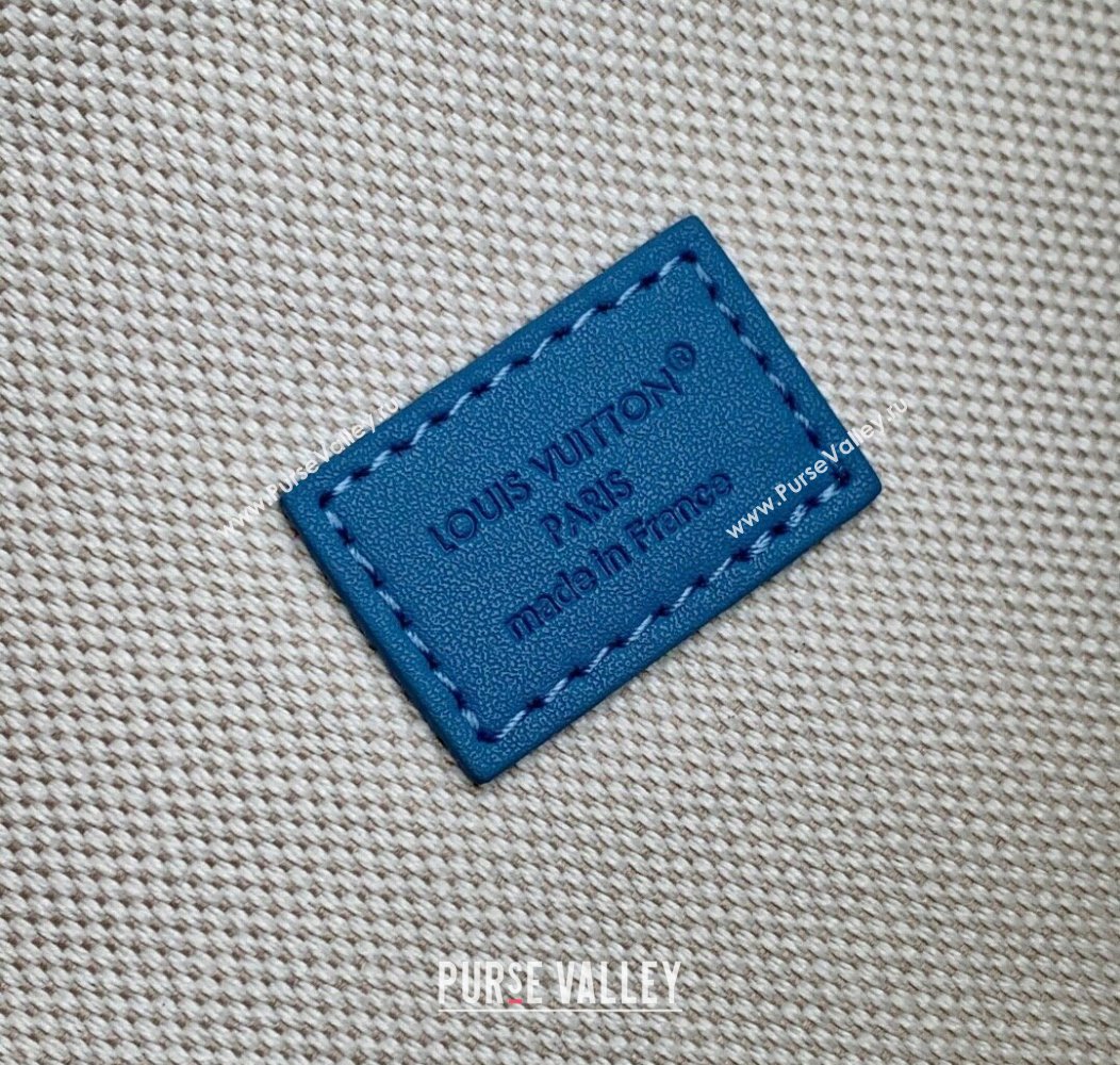 Louis Vuitton Mens Rush Bumbag in Blue Damier Denim 3D Canvas N00205 2025 (KI-2508110020)