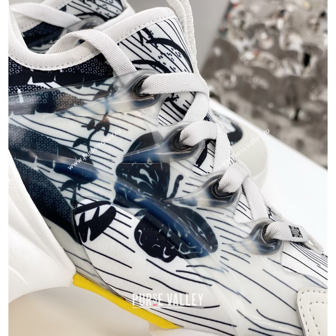 Dior D-Connect Sneaker in Butterfly Printed Technical Fabric DS25 2021 (KW-210817059)