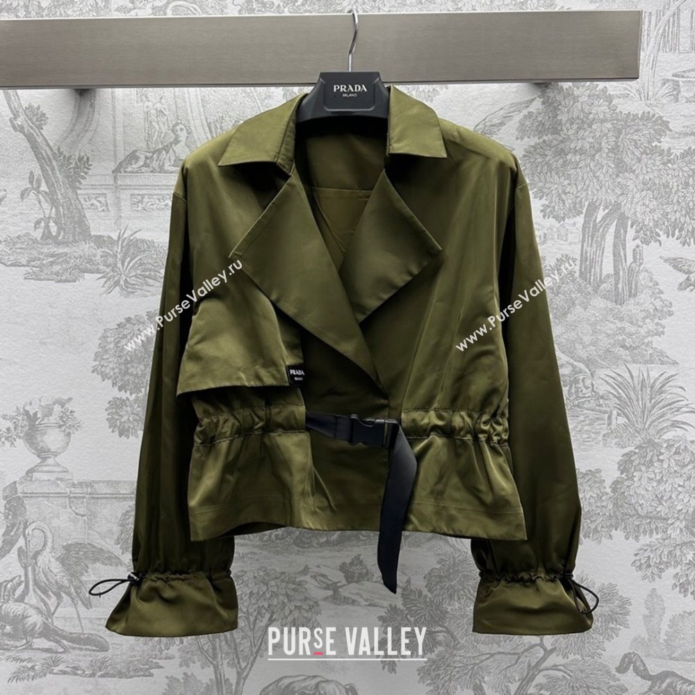 Prada Jacket P90404 Green 2024 (Q-24090404)