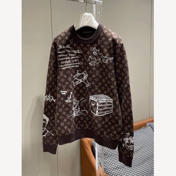 Louis Vuitton Monogram Wool Sweater LV110923 Brown 2023 (Q-23110923)