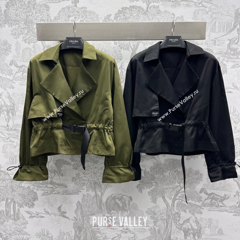 Prada Jacket P90404 Green 2024 (Q-24090404)