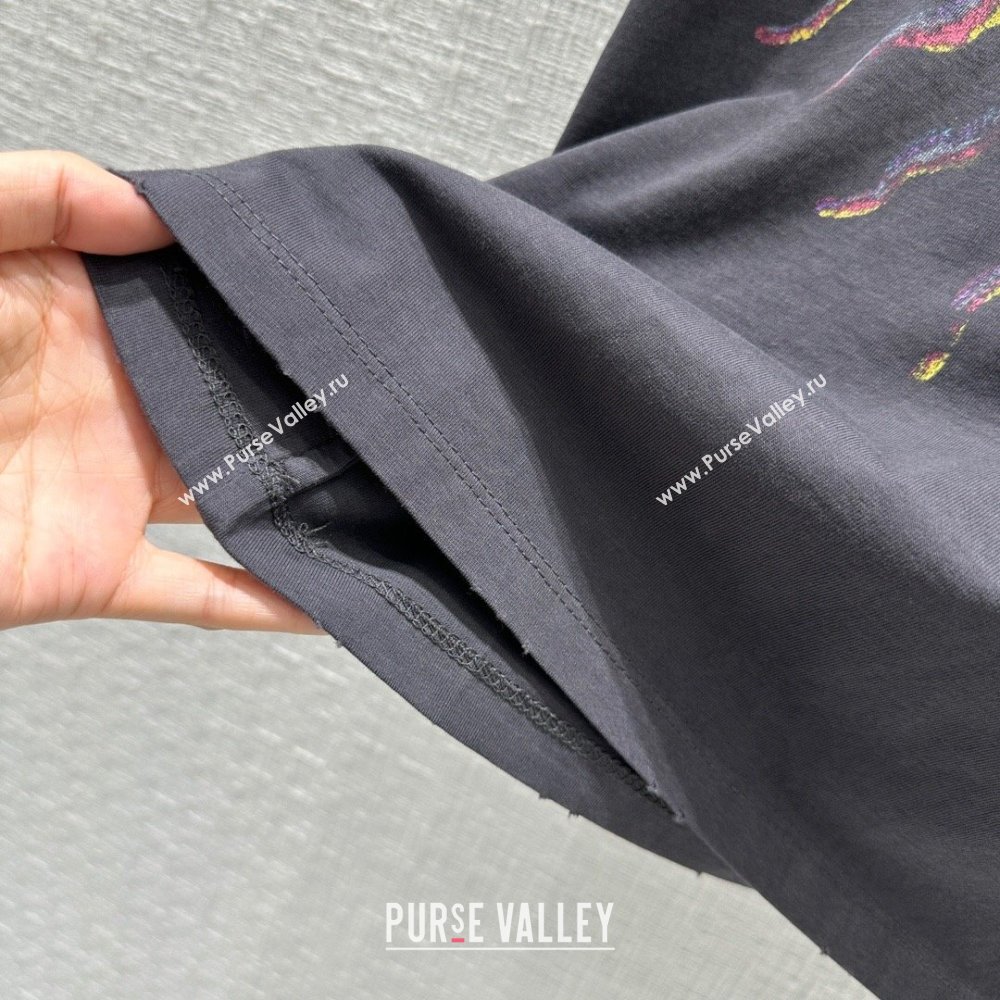 Dior Cotton T-shirt D040707 Grey 2024 (Q-24040707)