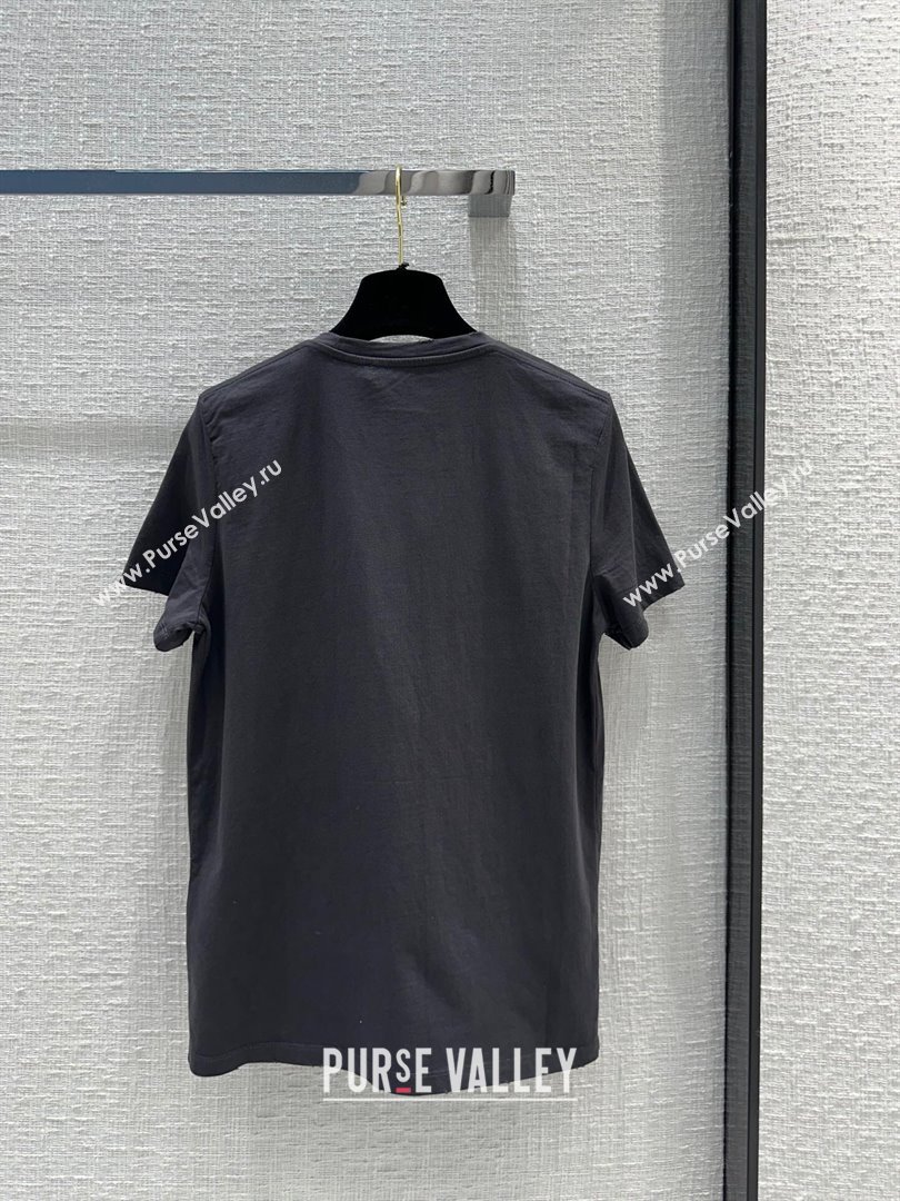 Dior Cotton T-shirt D040707 Grey 2024 (Q-24040707)