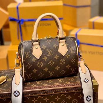 Louis Vuitton Speedy Bandouliere 20 Bag M41114 Monogram Canvas/Nude 2021  (KI-21101501)