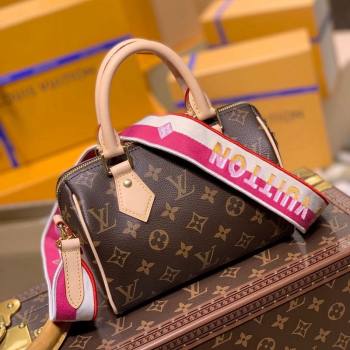 Louis Vuitton Speedy Bandouliere 20 Bag M41114 Monogram Canvas/Pink 2021 (KI-21101502)