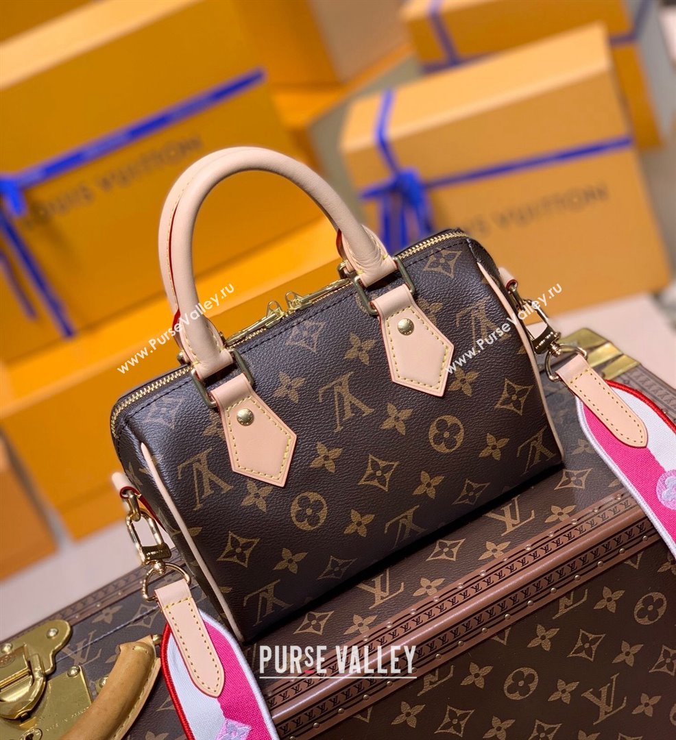 Louis Vuitton Speedy Bandouliere 20 Bag M41114 Monogram Canvas/Pink 2021  (KI-21101502)