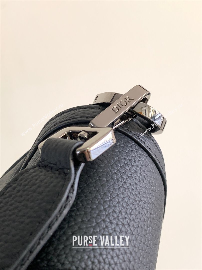 Dior Mini Dior Hit The Road Bag with Strap in Black Grained Calfskin 2024 (DMZ-24020214)