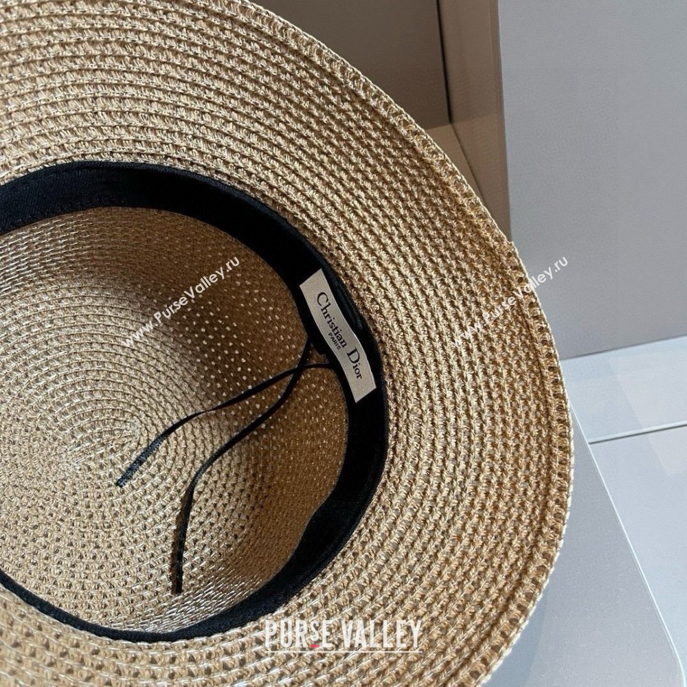 Dior Straw Bucket Hat D031302 Biege 2025 (LE-25031302)