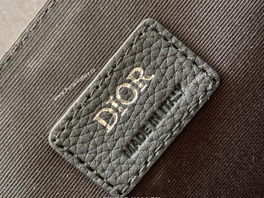 Dior Mini Dior Hit The Road Bag with Strap in Black Grained Calfskin 2024 (DMZ-24020214)