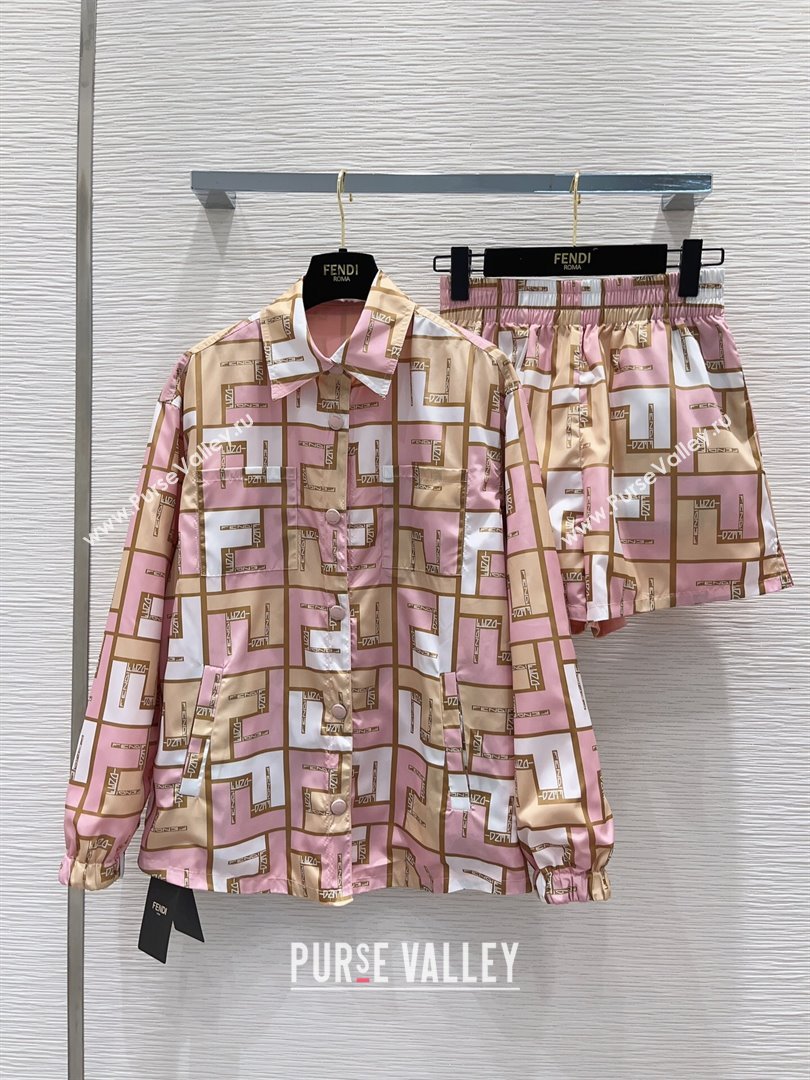 Fendi FF Shirt and Shorts D040708 2024 (Q-24040708)