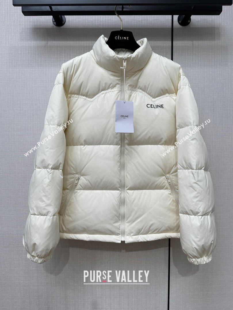 Celine Down Jacket C110930 White 2023 (Q-23110930)