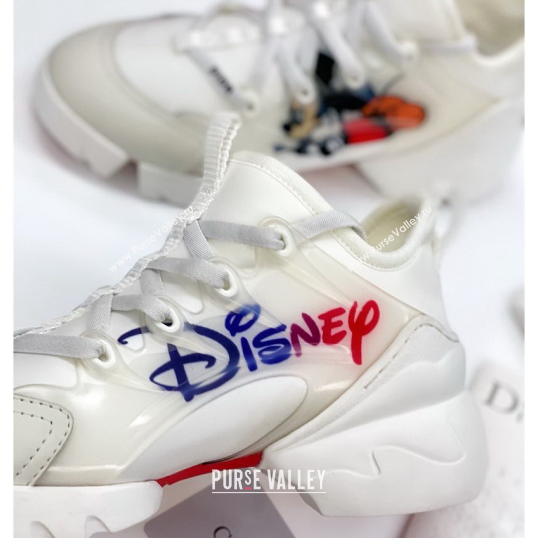 Dior D-Connect Sneaker in Zodiac Printed Technical Fabric DS16 White 2021 (KW-210817051)