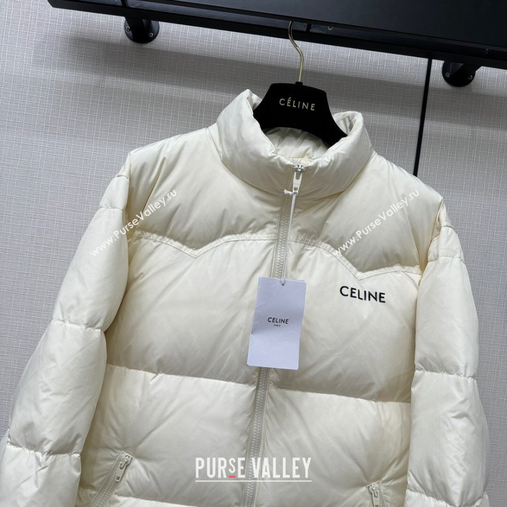 Celine Down Jacket C110930 White 2023 (Q-23110930)