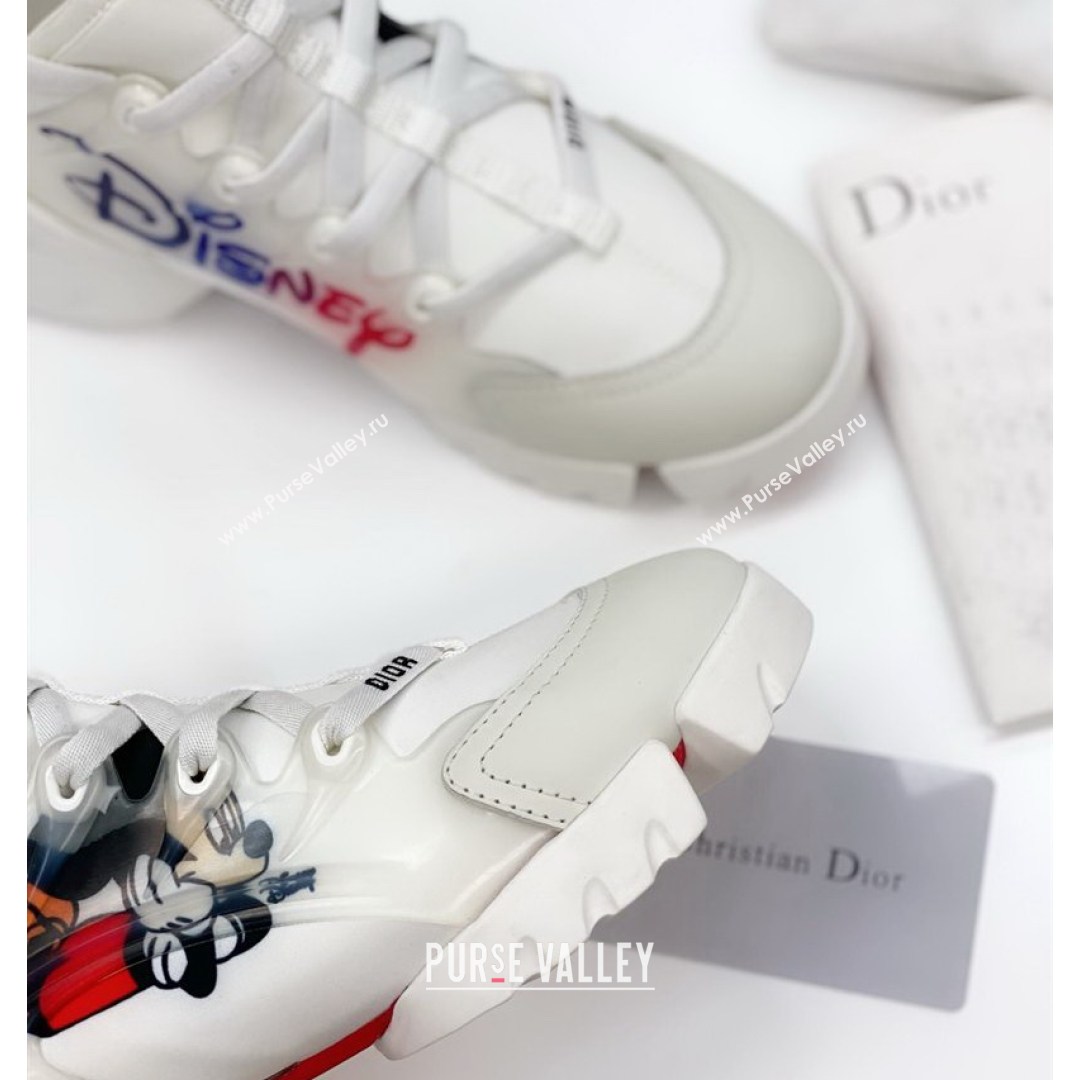 Dior D-Connect Sneaker in Zodiac Printed Technical Fabric DS16 White 2021 (KW-210817051)