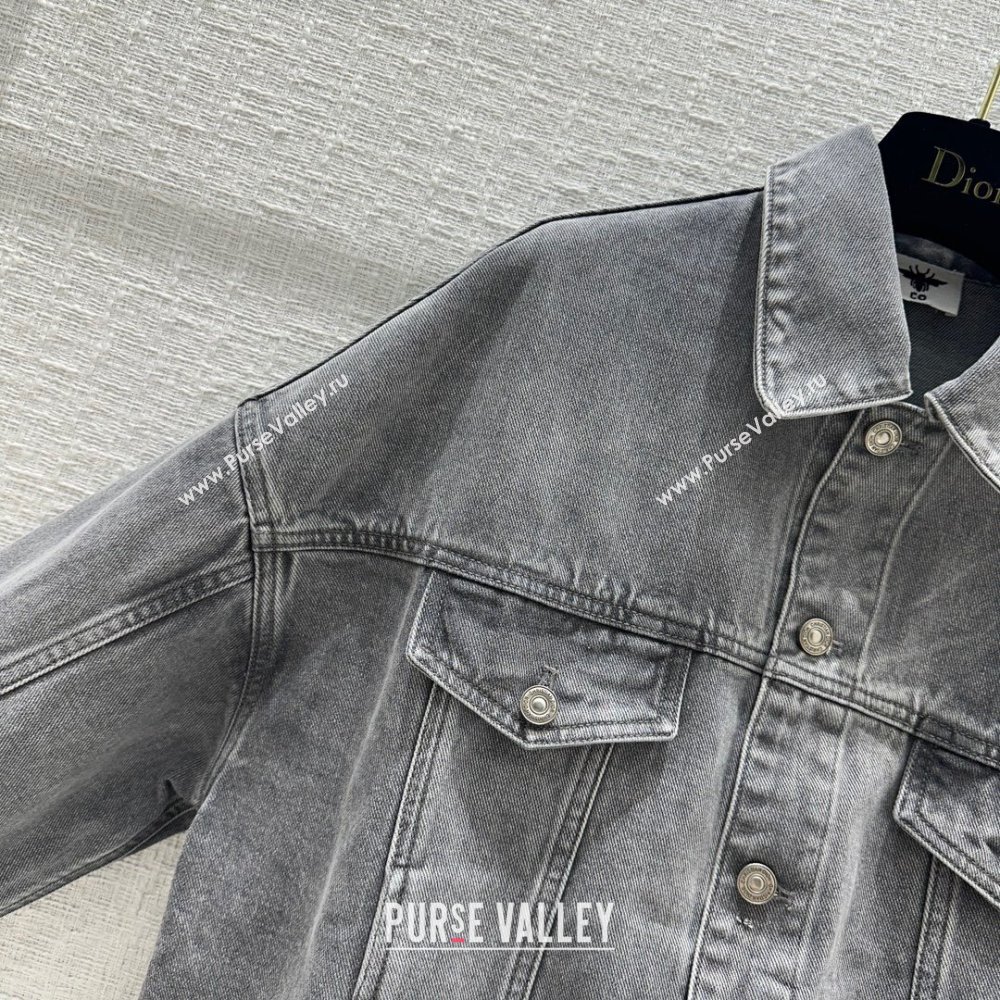 Dior Denim Jacket D040709 Grey 2024 (Q-24040709)