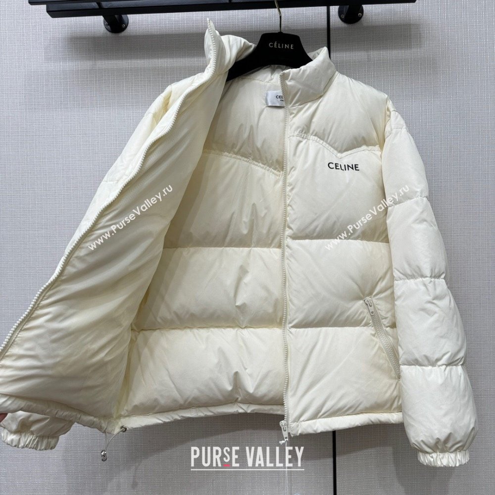 Celine Down Jacket C110930 White 2023 (Q-23110930)