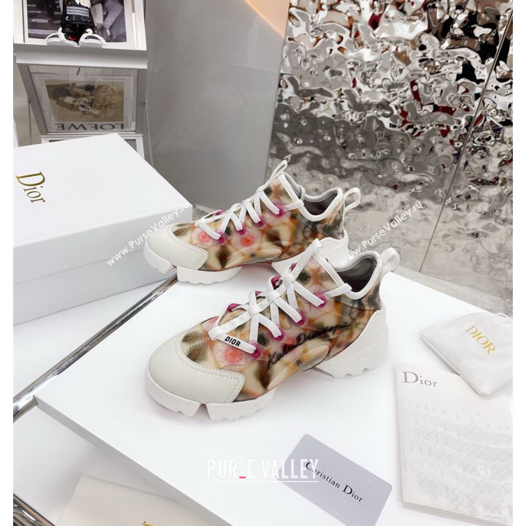 Dior D-Connect Sneaker in Zodiac Printed Technical Fabric DS14 2021 (KW-210816065)