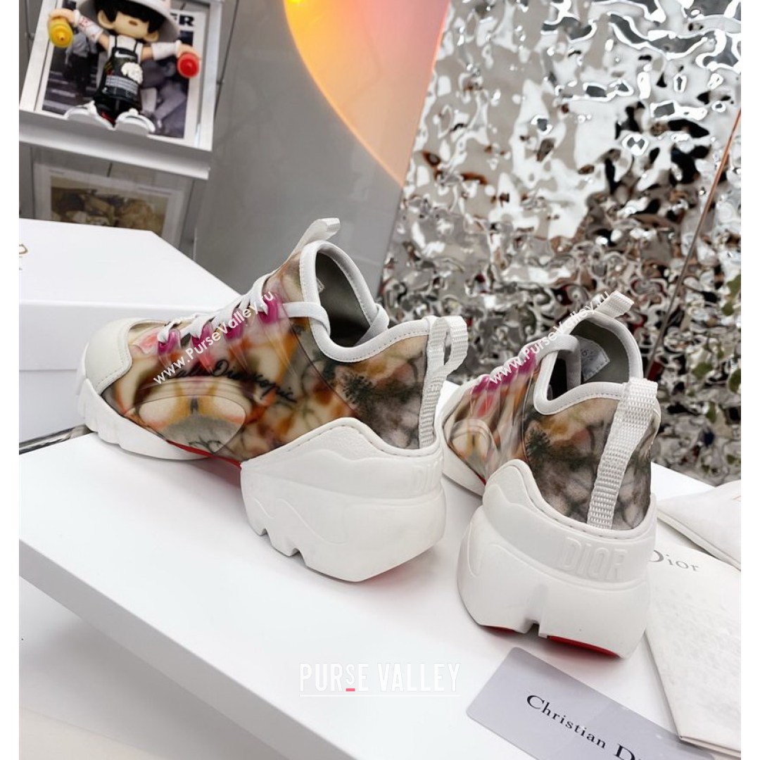 Dior D-Connect Sneaker in Zodiac Printed Technical Fabric DS14 2021 (KW-210816065)