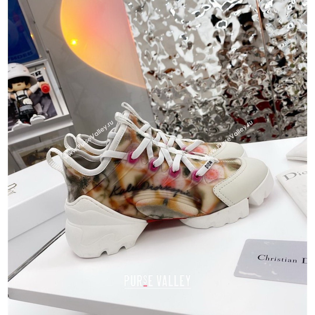 Dior D-Connect Sneaker in Zodiac Printed Technical Fabric DS14 2021 (KW-210816065)