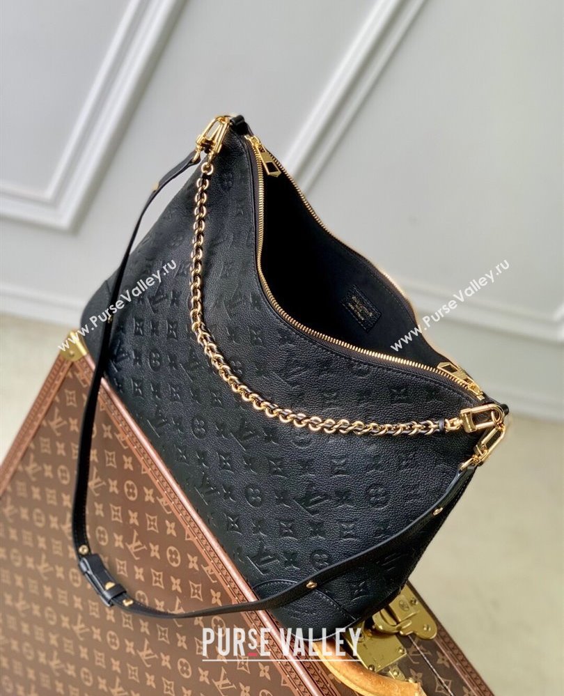 Louis Vuitton Boulogne GM bag in Leather M13706 Black 2025 (KI-250809080)