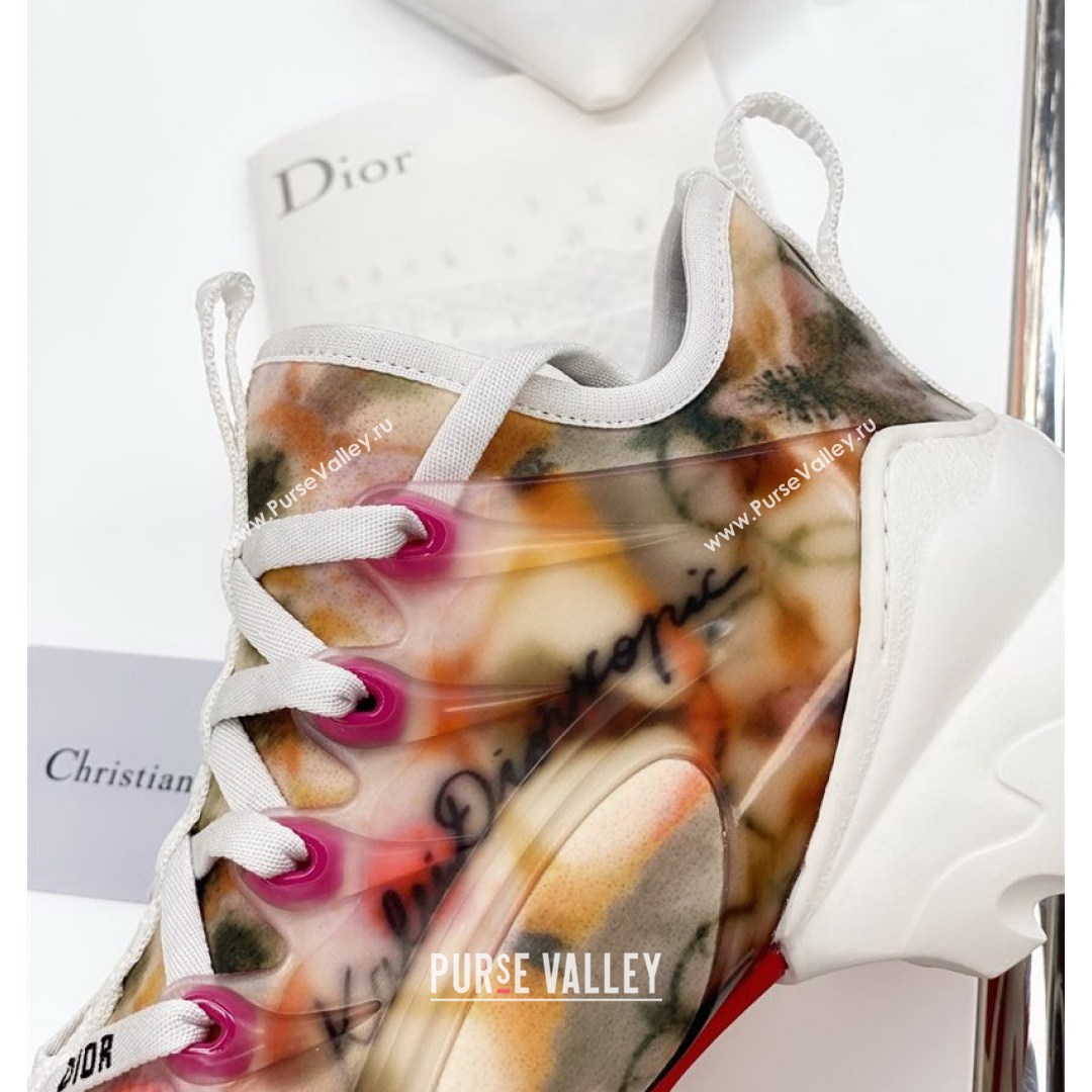 Dior D-Connect Sneaker in Zodiac Printed Technical Fabric DS14 2021 (KW-210816065)