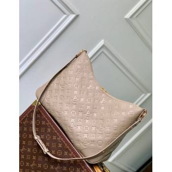 Louis Vuitton Boulogne GM bag in Leather M25854 Tourterelle Grey 2025 (KI-250809081)