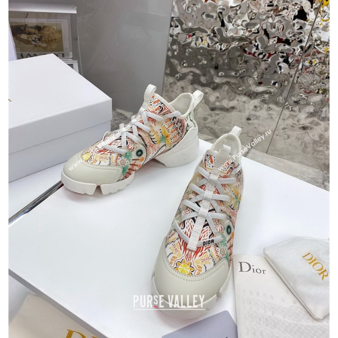 Dior D-Connect Sneaker in Zodiac Printed Technical Fabric DS13 2021 (KW-210816064)