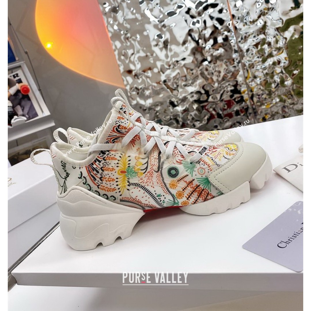 Dior D-Connect Sneaker in Zodiac Printed Technical Fabric DS13 2021 (KW-210816064)