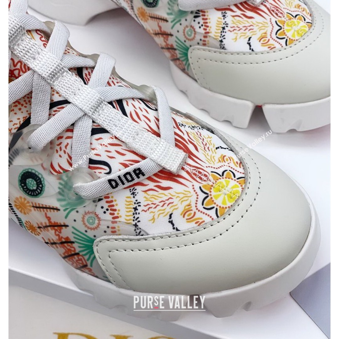 Dior D-Connect Sneaker in Zodiac Printed Technical Fabric DS13 2021 (KW-210816064)