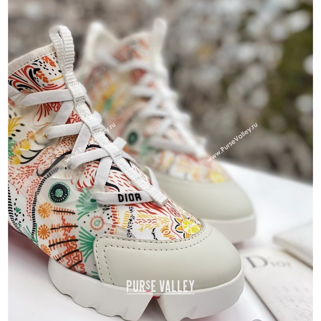 Dior D-Connect Sneaker in Zodiac Printed Technical Fabric DS13 2021 (KW-210816064)