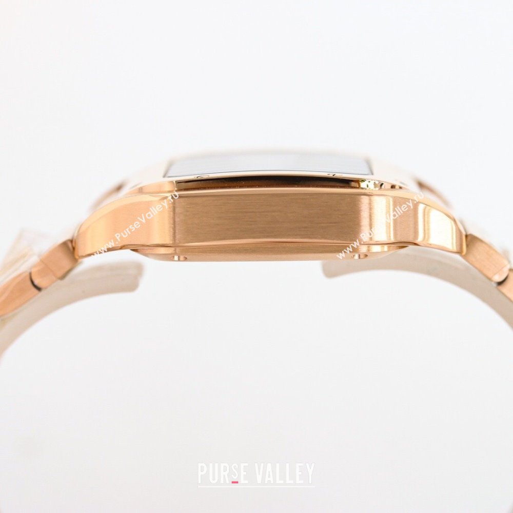 Cartier Santos de Cartier Watch， Medium Model 35mm Rosy Gold 2023 TOP QUALITY (KN-23121803)