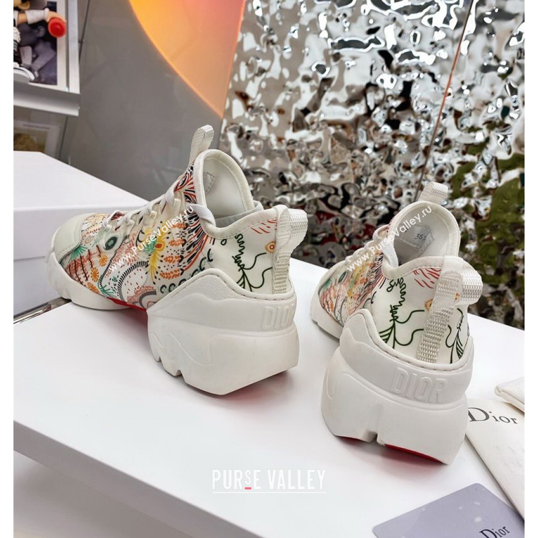 Dior D-Connect Sneaker in Zodiac Printed Technical Fabric DS13 2021 (KW-210816064)