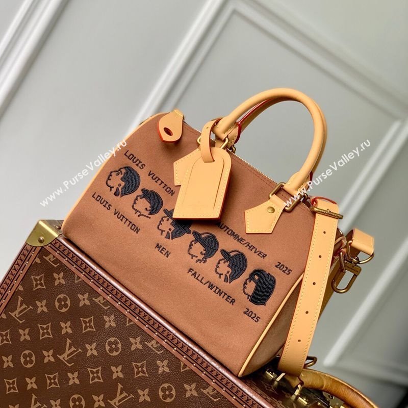 Louis Vuitton Pharrel x Nigo Speedy Bag M15218 Brown 2025 (KI-250809082)
