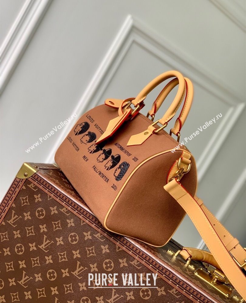 Louis Vuitton Pharrel x Nigo Speedy Bag M15218 Brown 2025 (KI-250809082)