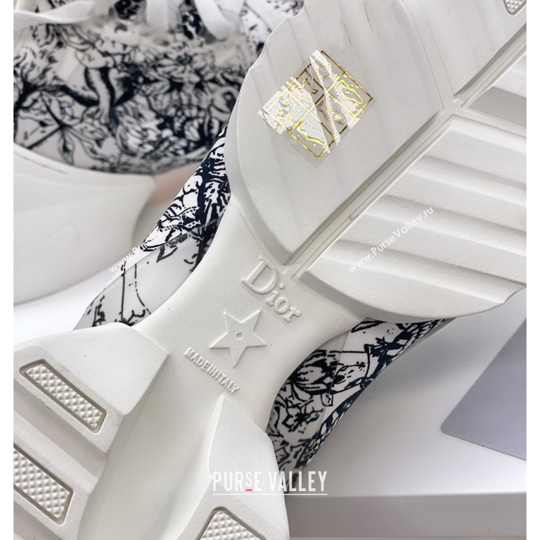 Dior D-Connect Sneaker in Zodiac Printed Technical Fabric S17X 2021 (KW-210816051)